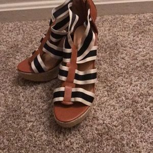 Never been worn wedge sandals!